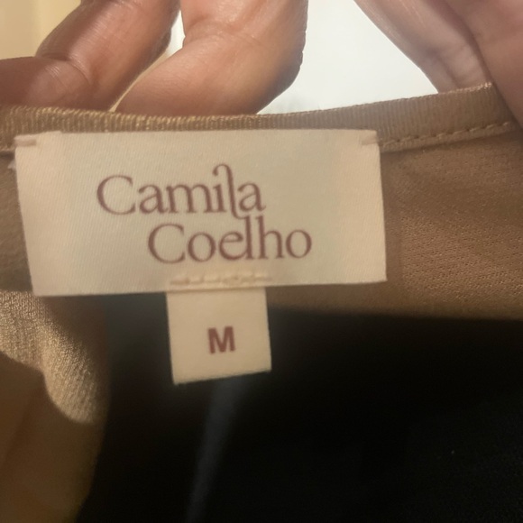 Camila Coelho Selina Crop Top in color Toffee - Picture 4 of 4
